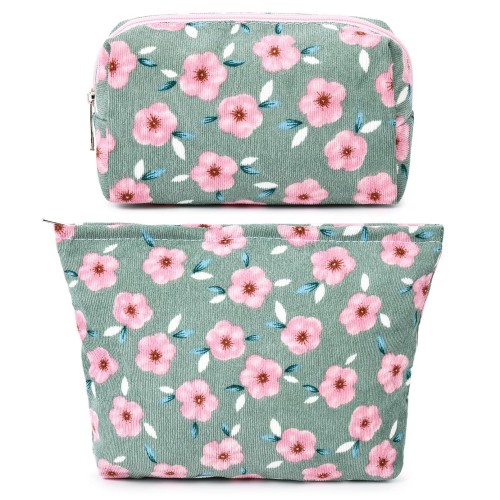 Cosmetic bag makeup pouch
