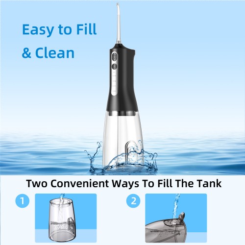 300ML Dental Implant Household Gentlewave Teeth Cleaner Travel Dental Irrigator Water Dental Flosser Water Flosser