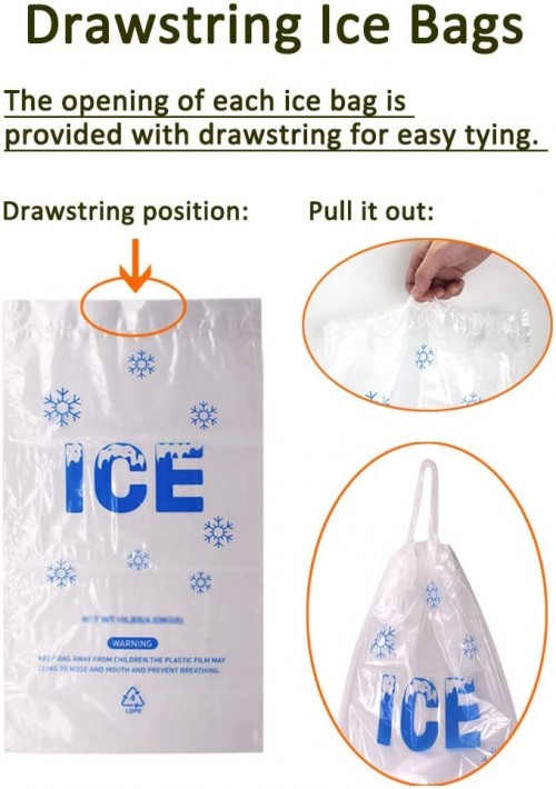 LDPE ice bag made in Viet Nam