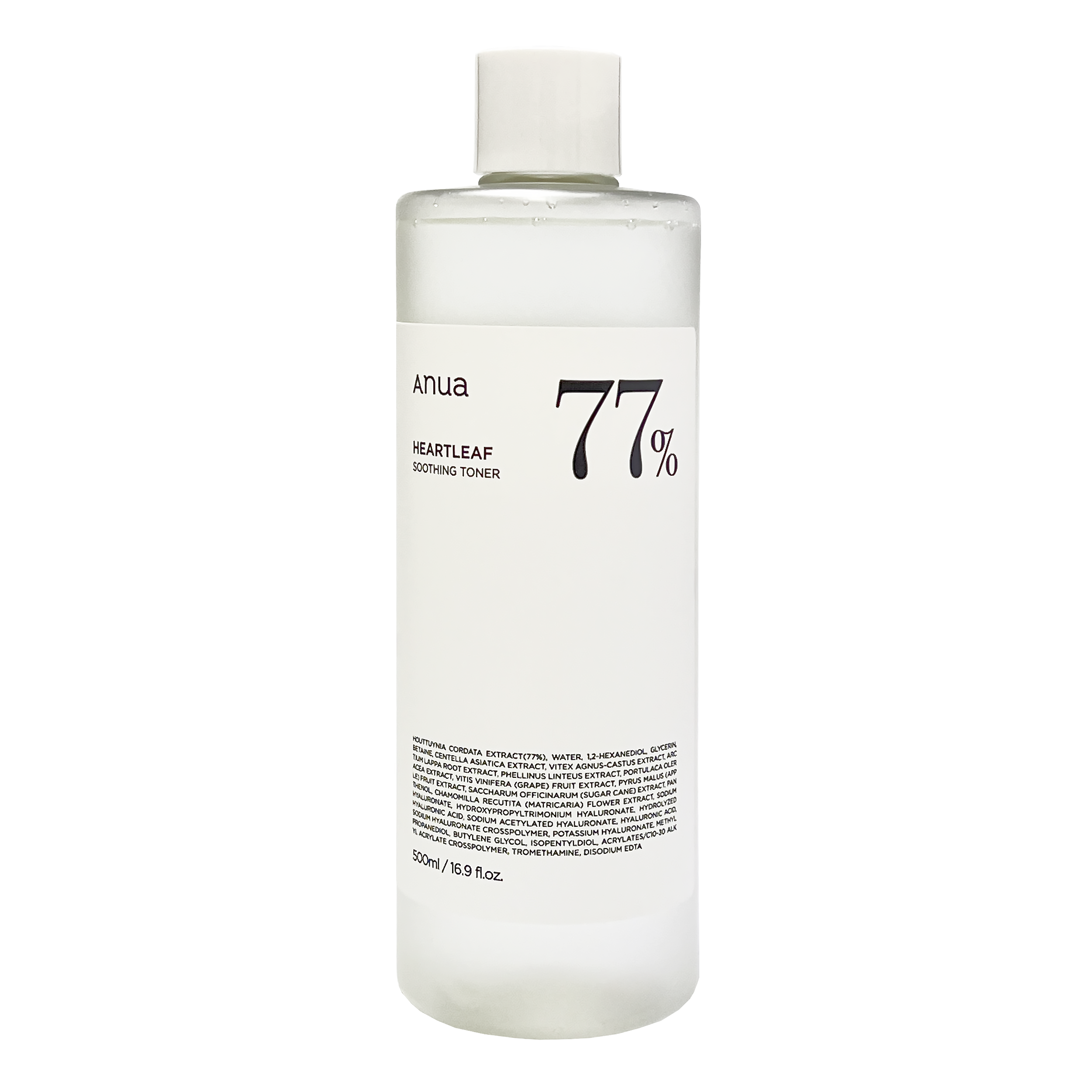 Anua-HEARTLEAF 77% SOOTHING TONER 500ml