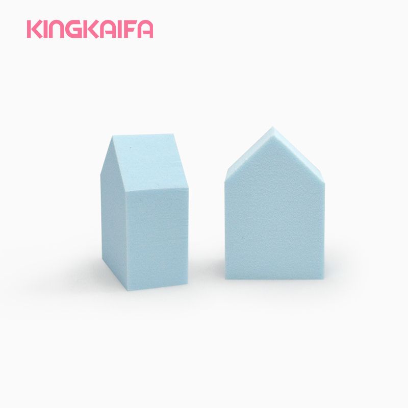 Straight Cut House-Shaped Powder Puff for Private Label - Perfect Choice