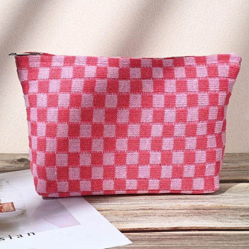 Cosmetic bag makeup pouch