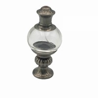 Modern Fashion Luxury Grey Plating Die Castingg Zinc Alloy Perfume Bottle Cap