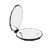 Fashion Luxury Diamond-faced Design 1X/5X Magnifying Pocket Folding Compact Wallet LED Makeup Mirror
