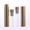 8ml 10ml Twist up Aluminum Shell Refillable Perfume Atomizer with Glass Inner Bottle
