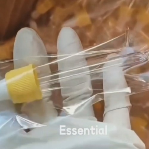 White matte Rubber&yellow plastic screw ring&round bottom pipette for essential oil bottles.