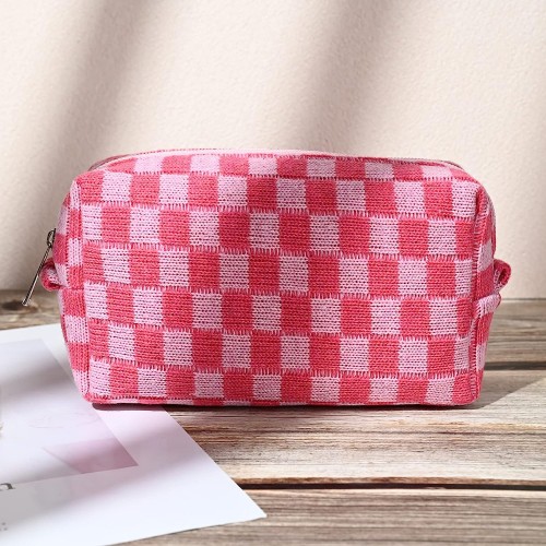Cosmetic bag makeup pouch