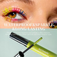 Spiral Brush Waterproof Shimmer Halloween Christmas Cosplay Glitter Mascara
