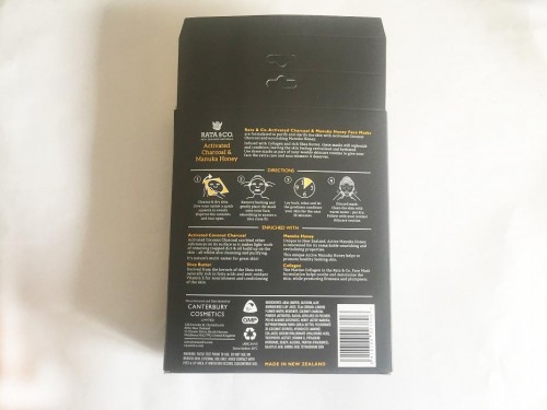 Sheet face mask packaging box