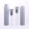 8ml 10ml Twist up Aluminum Shell Refillable Perfume Atomizer with Glass Inner Bottle