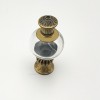 Modern Fashion Luxury Grey Plating Die Castingg Zinc Alloy Perfume Bottle Cap
