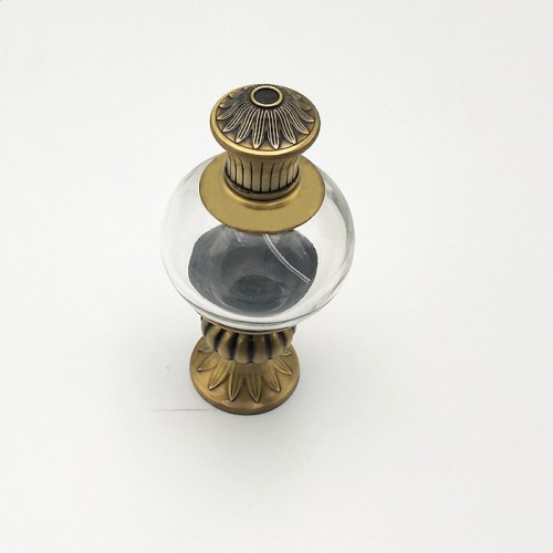 Modern Fashion Luxury Grey Plating Die Castingg Zinc Alloy Perfume Bottle Cap