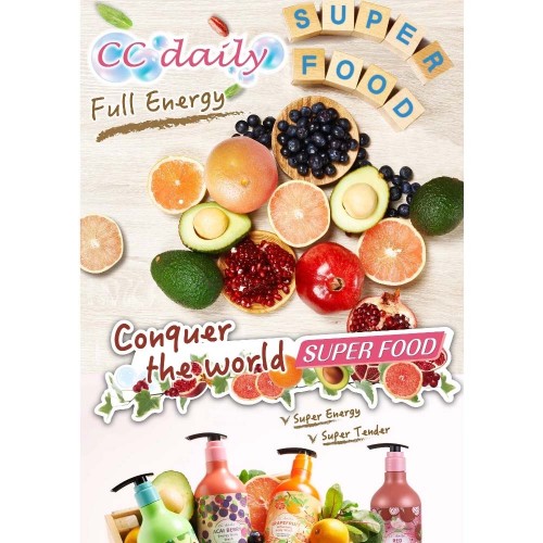 CC daily Acai Berry Energy Body Wash 580g