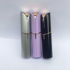 18K Plated Matte spray paint Lipstick Hair Remover Women Facial Epilator with  Smart Light