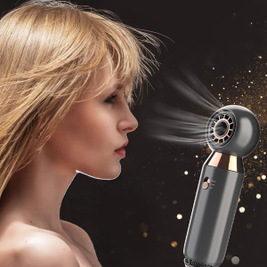 2021 New Design mini size portable Low Radiation High Speed DC Motor cute leafless Hair Dryer