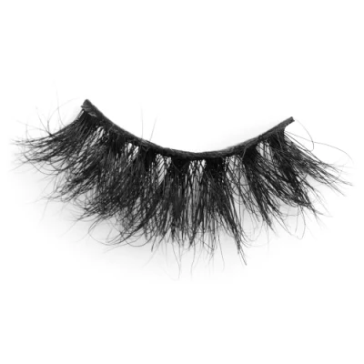 30mm-35mm Real Mink Hair Messy Fluffy Lashes Short Soft Blossom Eyelashes Mink Eye Lashes Makeup Mink Eyelashes