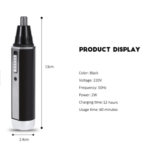 4 in 1 Nose Hair Trimmer Set Rechargeable Facial Ear and Nose Hair Trimmer