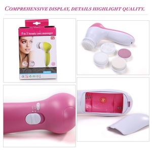 5 IN 1 multifunction electric cleaner face facial cleaning brush for skin care