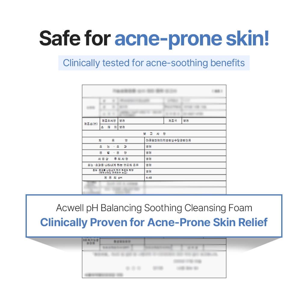 [ACWELL] pH Balancing Soothing Cleansing Foam