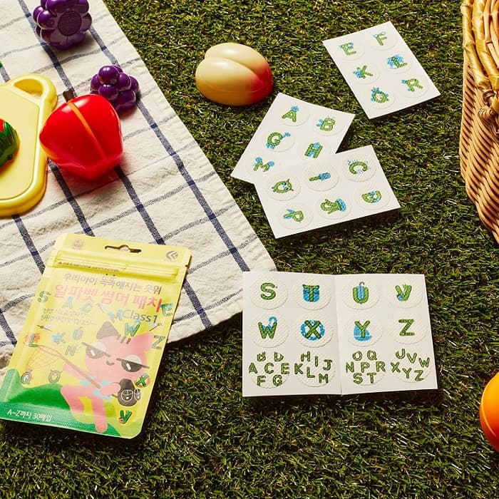 Alphabet summer Mosquito patch