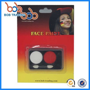 best factory football flag body Germany series face paint neon face painting supplies wholesale