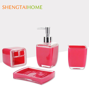 china wholesale household cleaning hot sale polyresin bathroom sets for fonda