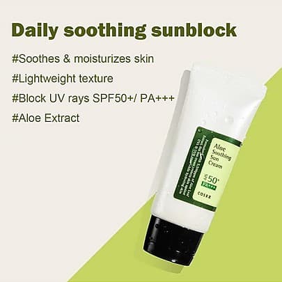 COSRX Aloe Soothing Sun Cream SPF50 PA+++