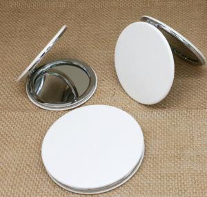 Custom All Shapes Sizes Vanity Espejo Private Label Pocket Mirror/Small White Makeup Mirror/Wooden Pocket Compact Make Up Mirror