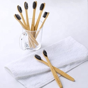 Custom Logo Color Wholesale Natural Bamboo Toothbrush