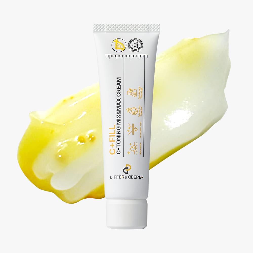 DIFFER&DEEPER_C-Toning Mix&Max Cream, Brightening cream, Vitamine C