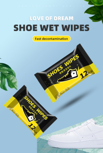 Factory Wholesale Custom Logo Household Cleaning Sneakers Shoe Wet Tissue Wet Wipes