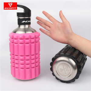 Foam Roller Water Bottle 2019 Top One Professional Gold Supplier Fitness &amp; Body Building Equipment