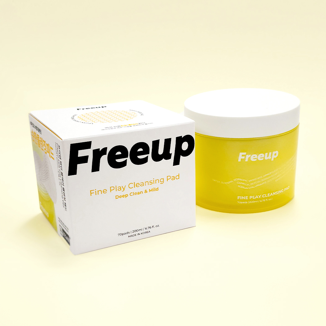 Freeup Fine Play Cleansing Pad / Makeup Cleansing (CPNP/FDA) - BEST ITEM