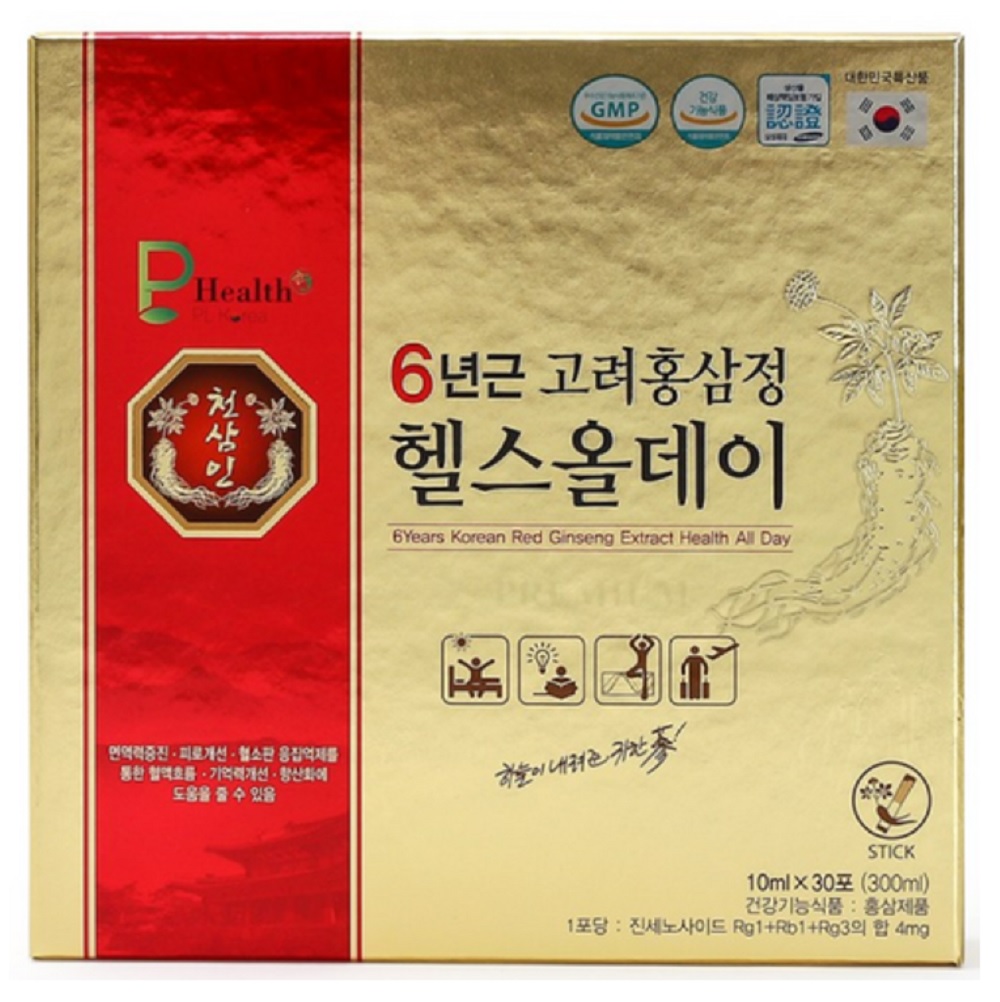 [Gibogam] 6 Year Old Korea Red Ginseng Extract Health All Day 60 Packs Liquid concentrate stick