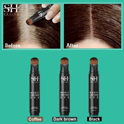 Hair Dye Cover Gray Roots Private Label Pen Grey Hair Dye Brush
