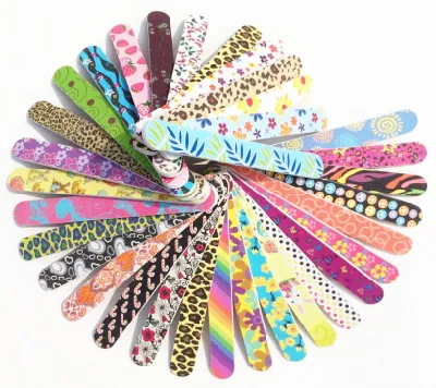 High Quality Buffer Printed Colorful EVA Nail File NF0501