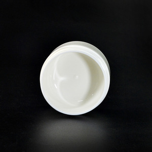 hot sale luxury round 30g 50g 100g 120g white pp plastic cosmetic jar for skin care cream