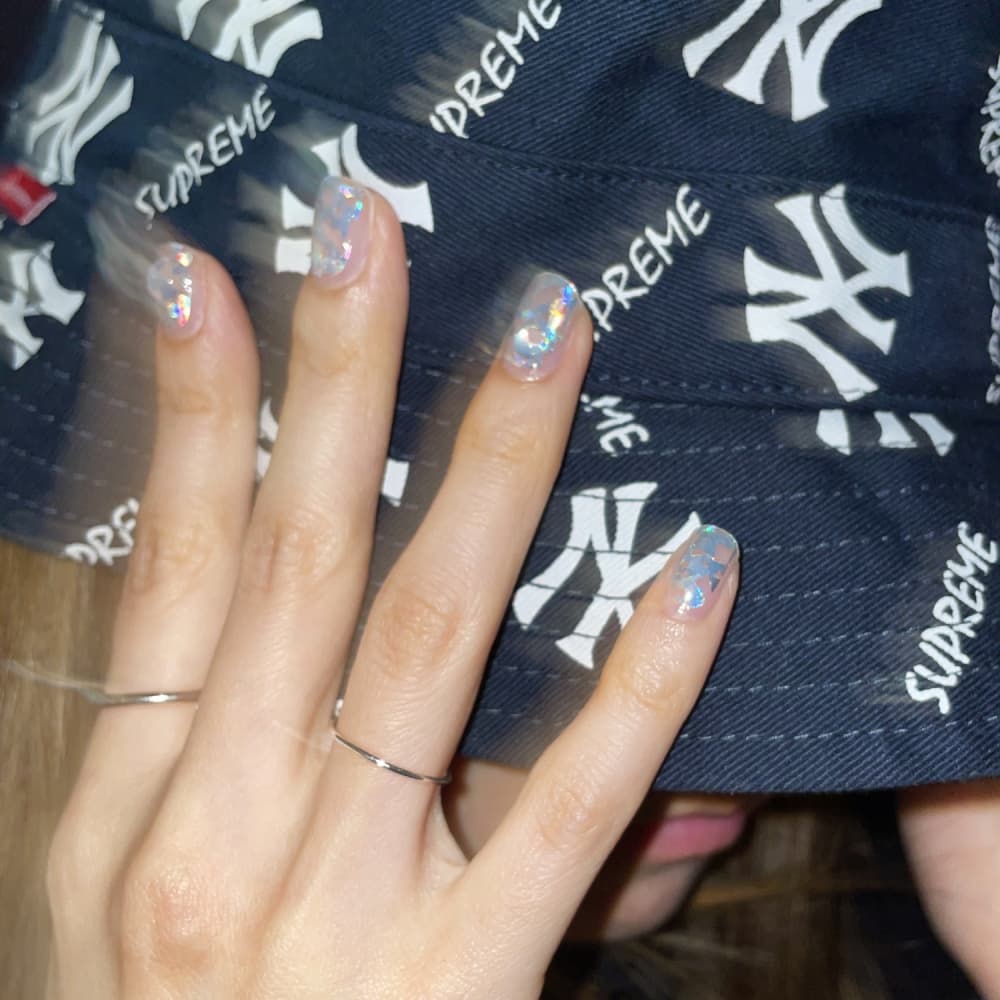 KEEPU CUSTOM NAIL STRIP IRIDESCENT GEL TUBE