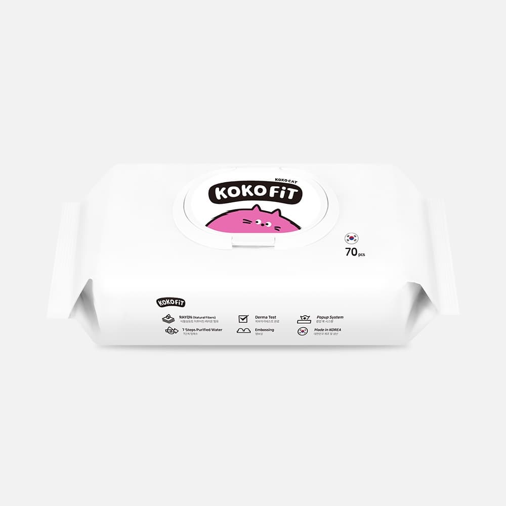 KOKOFiT Wet Wipes - Koko Duck / Koko Rabbit / Koko Cat / Koko Bear / Koko Dog 100
