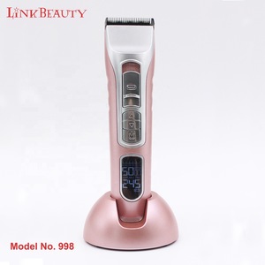 LCD display wholesale price hair clipper professional rechargeable Hair Trimmer with AC motor