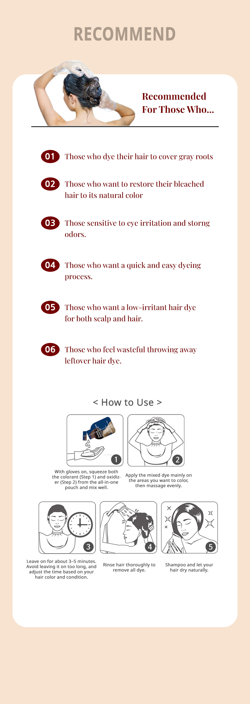 LETMIMO Onestep Superb Hair Color  ( Hair Dye )