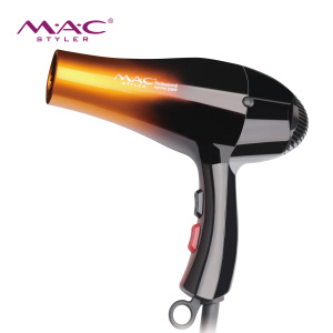 MAC Hair Dryer 2000w 110V/220V Hairdryer Hair Blow Dryer Fast Straight Hot Air Styler 3 Heat setting 2 speed & one Setting