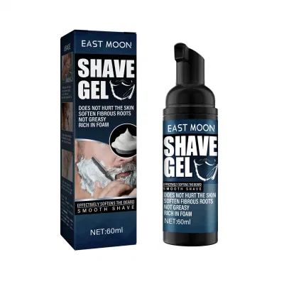 Men&prime;s Shaving Foam Gentle Refreshing Clean Softening Beard Foam Shaving Cream
