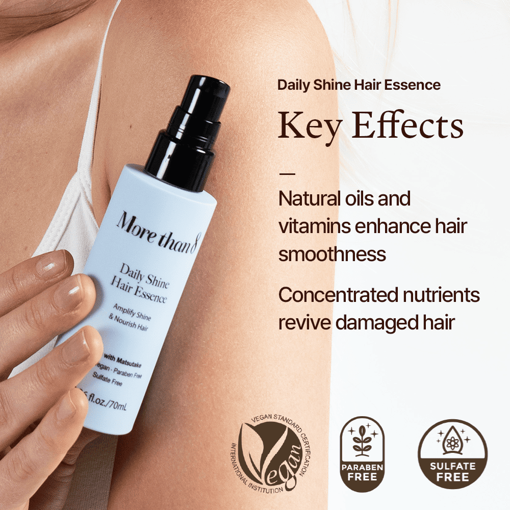 Morethan8 Daily Shine Hair Essence with Matsutake Extract
