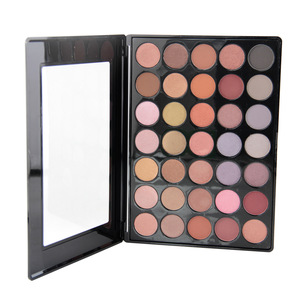 No Brand New Matte Glitter Eyeshadow Makeup custom logo 35 colors eyeshadow pan palette with high quality