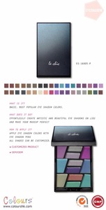 OEM cosmetics product make your own 12 color eyeshadow palette