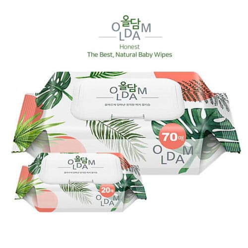 Oldam Monstera Baby Wet Wipes Portable Type