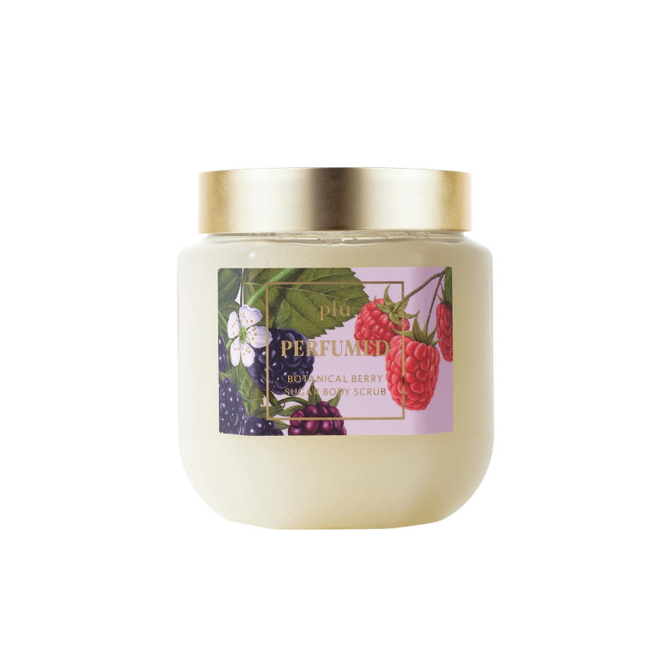 (PLU) Perfumed Sugar Body Scrub Botanical Berry 500g