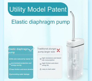Portable Oral Irrigator Water-Flosser  Professional Cordless Dental Oral Irrigator Usb Rechargeable Cordless Water Flosser