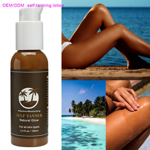 Private Label Natural Organic Ingredients Sunless Body Tanning Lotion